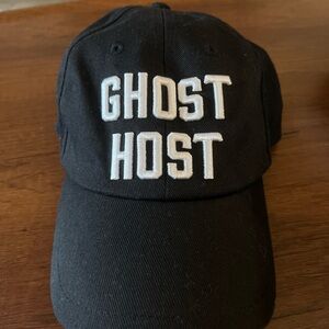 WDW Haunted Mansion Black Ghost Host Hat